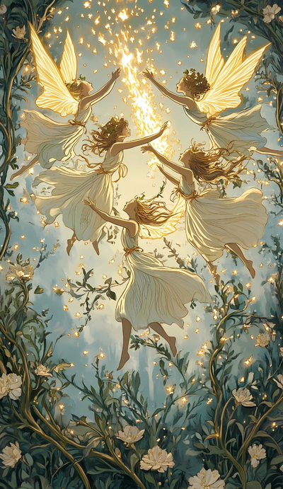 Five of Wands tarot card