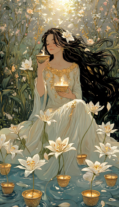 Nine of Cups tarot card