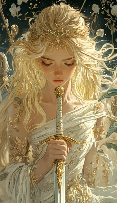 Queen of Swords tarot card