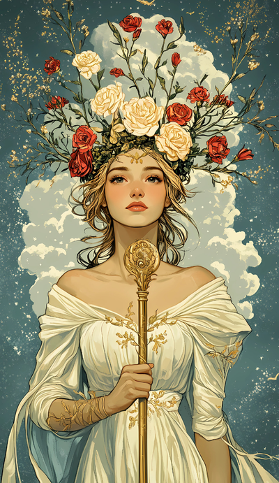 Queen of Wands tarot card