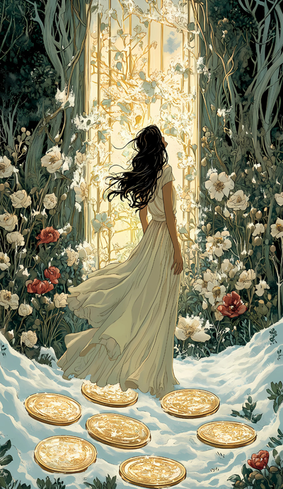 Seven of Pentacles tarot card