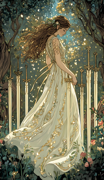Seven of Swords tarot card