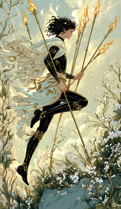 Seven of Wands tarot card