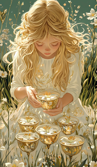 Six of Cups tarot card