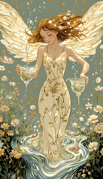 Temperance tarot card