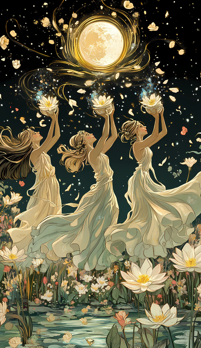 Three of Cups tarot card