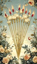 Eight of Wands tarot card