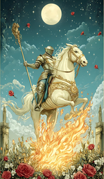 Knight of Wands tarot card