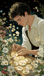 Nine of Pentacles tarot card