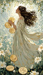 Six of Pentacles tarot card