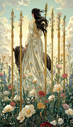 Six of Wands tarot card