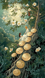 Ten of Pentacles tarot card